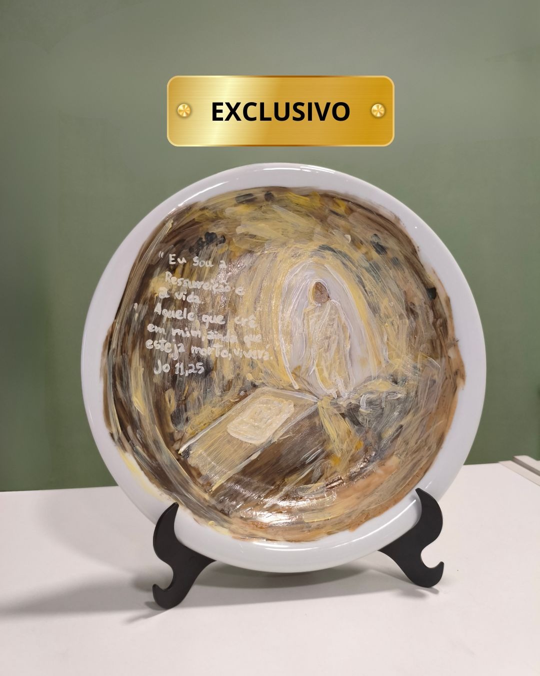 Prato Ressurreição – Coleção Páscoa 2026
